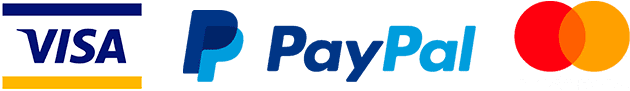 nvisa mastercard and paypal logos