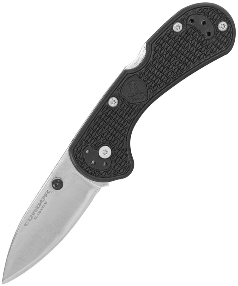 Condor Cadejo Drop Point Pocket Knife CTK807-2.5SK - Black