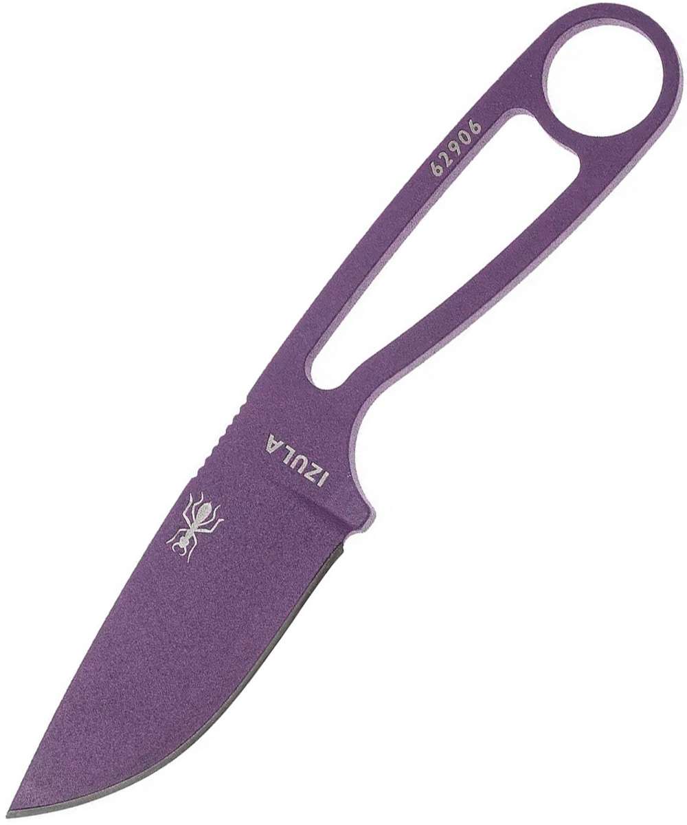 ESEE Izula Neck Knife IZULA-PURP with White Zytel Sheath - Purple