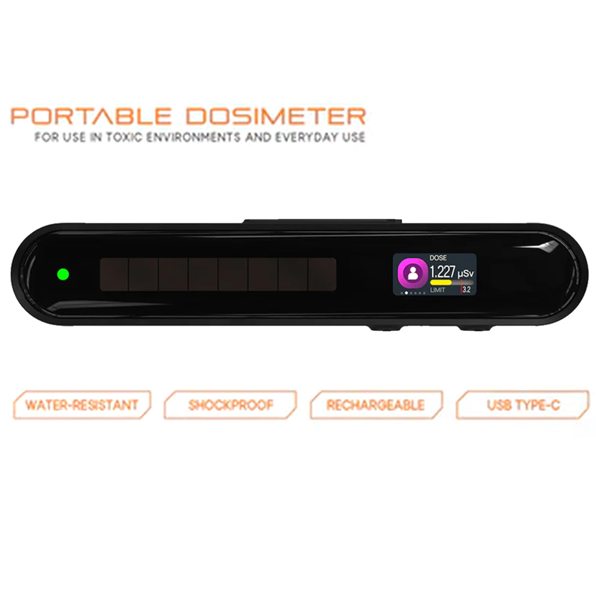 MIRA Safety Geiger-2 Portable Dosimeter / Geiger Counter