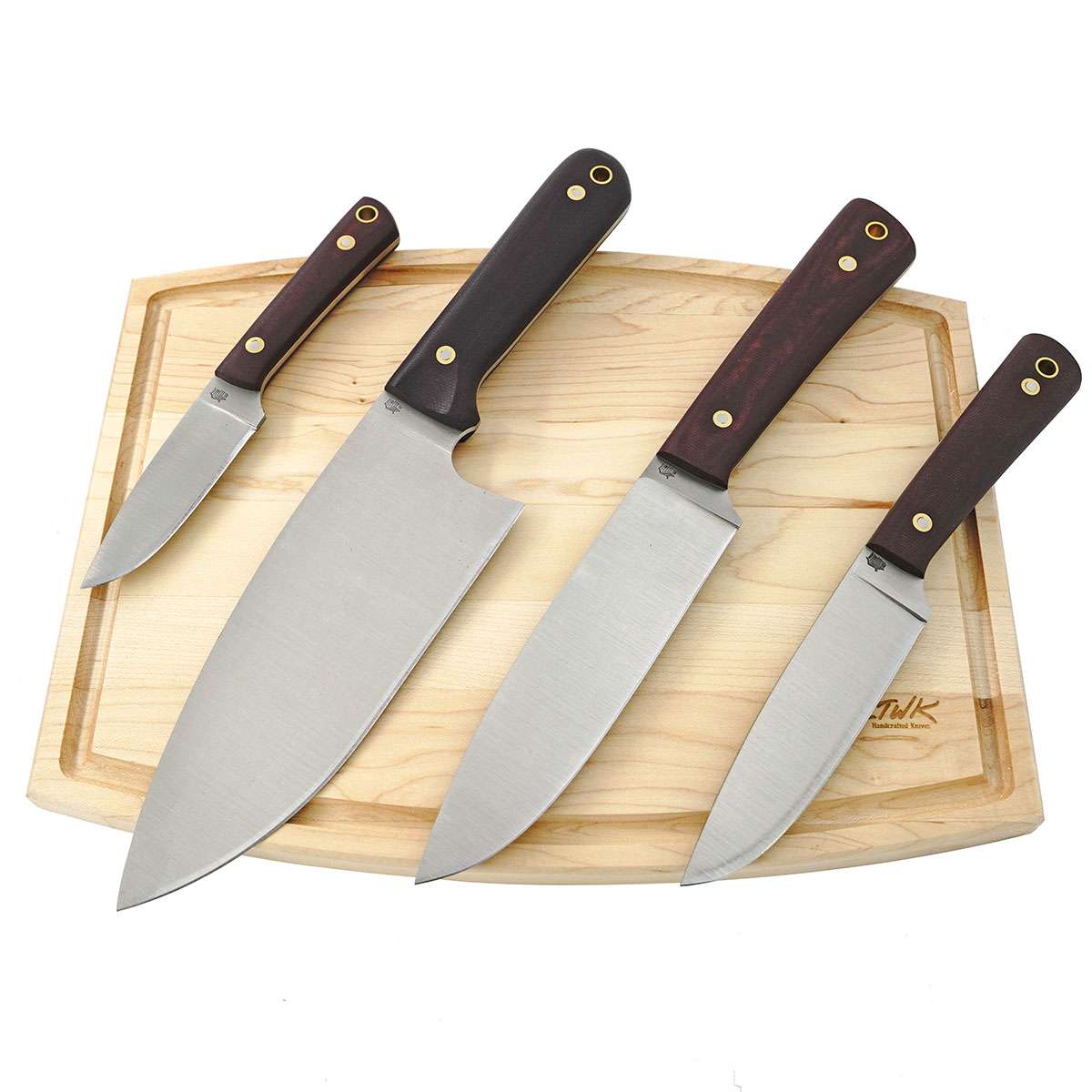 LT Wright Cookcraft Collection 4 Piece Knife Set - Red
