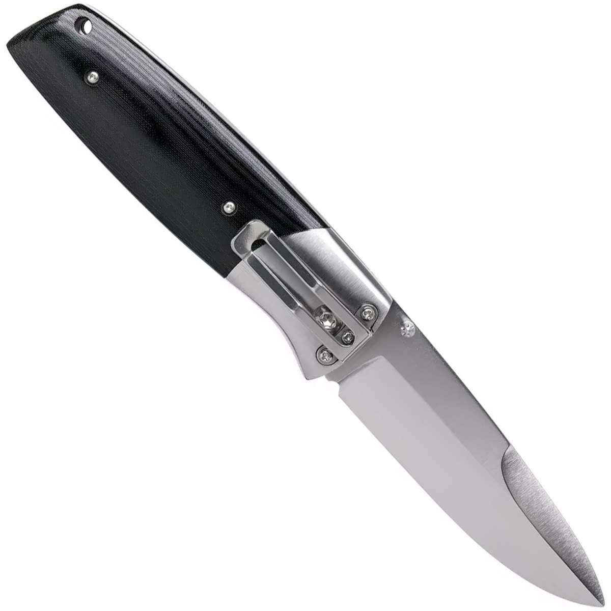 Fallkniven PXLbm Elmax Folding Knife - Black Micarta