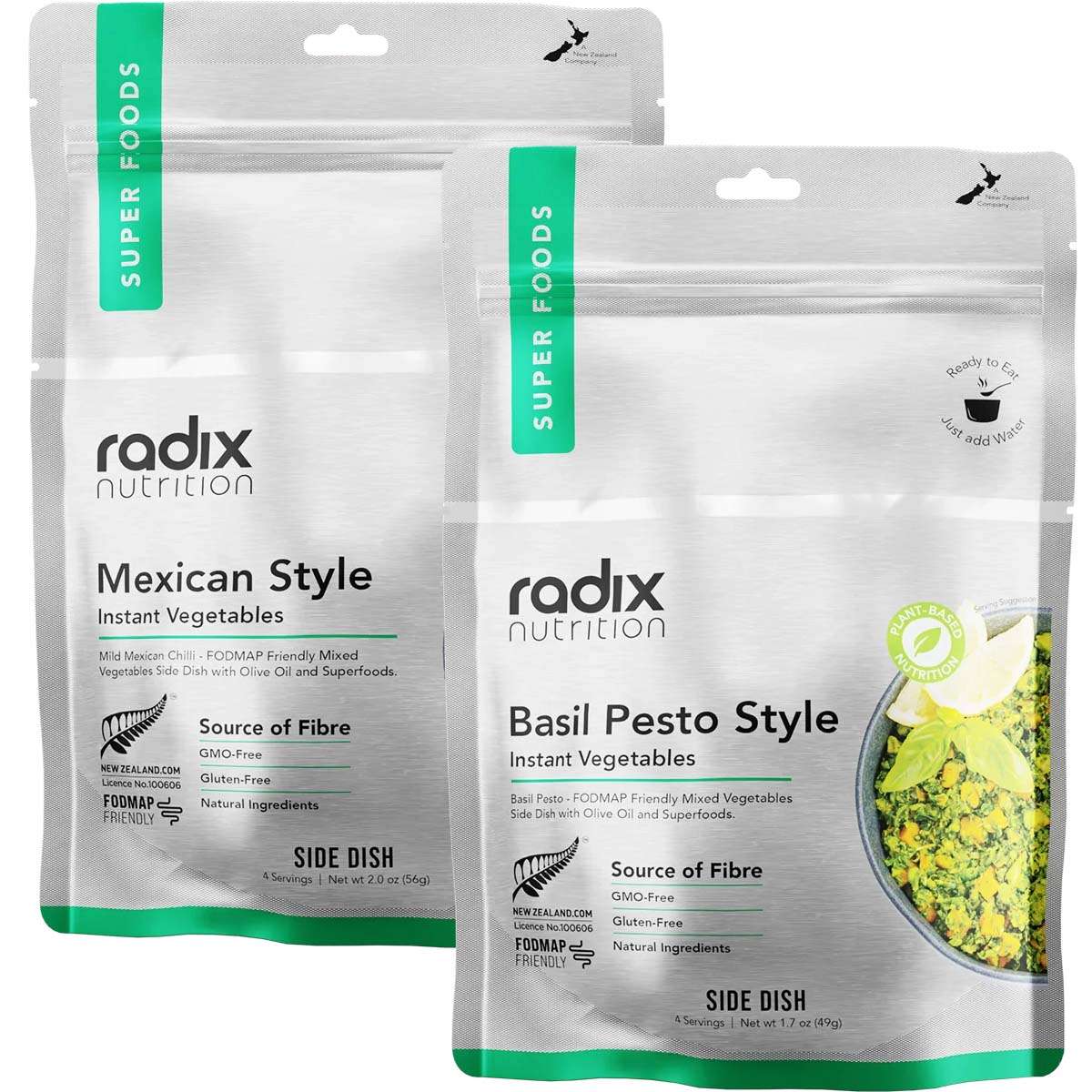 Radix Instant Vegetable Mix 4 Serve Side Dish