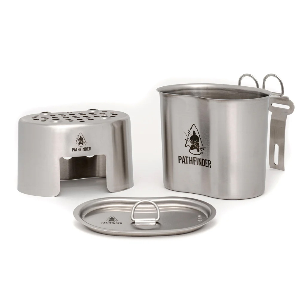 Pathfinder SS Canteen Cooking Set with New D-Rings