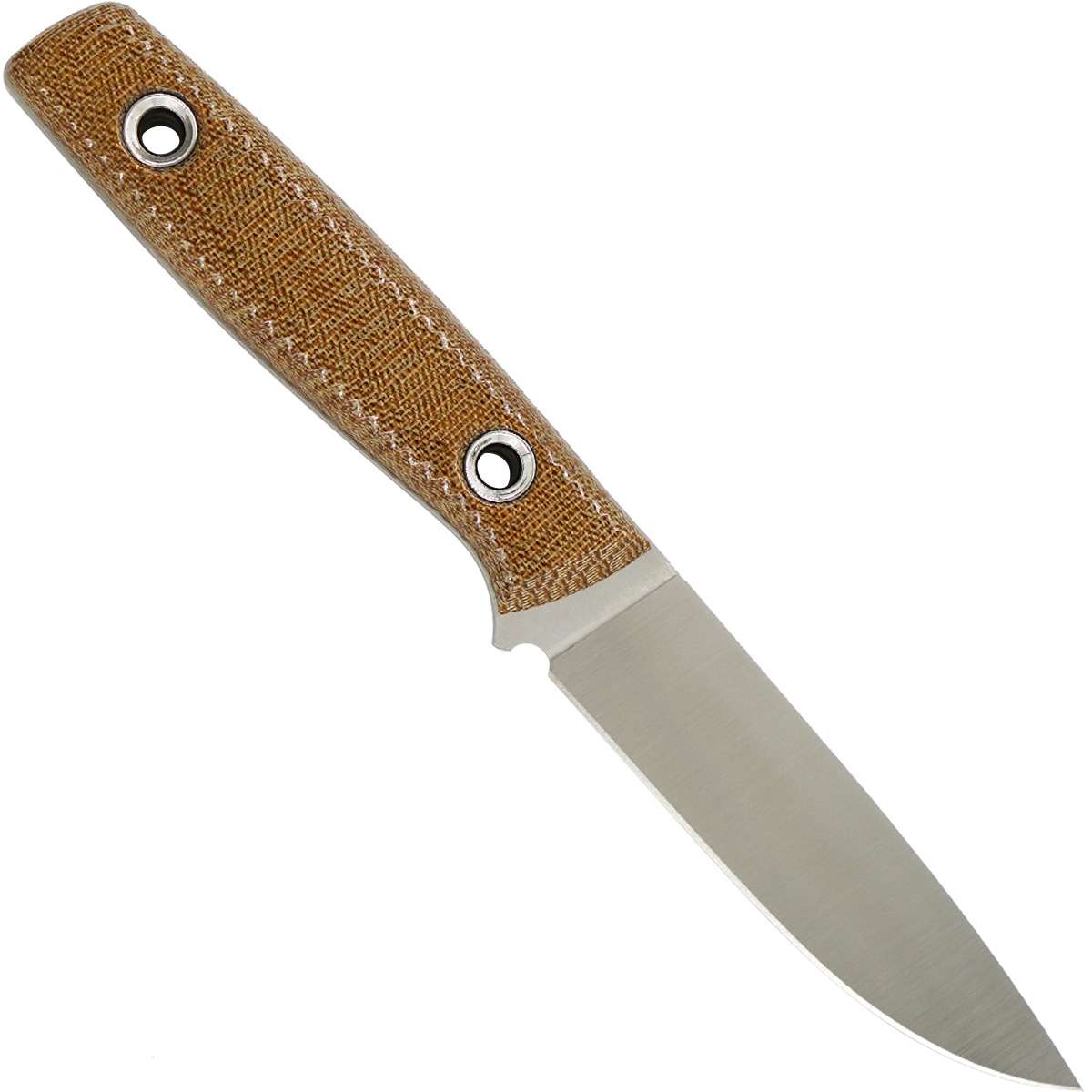 TRC This Is Freedom Satin Finish Knife - Natural Canvas Micarta