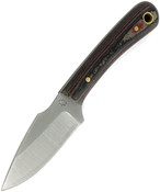 LT Wright Great Plainsman Saber Red Linen Micarta Knife