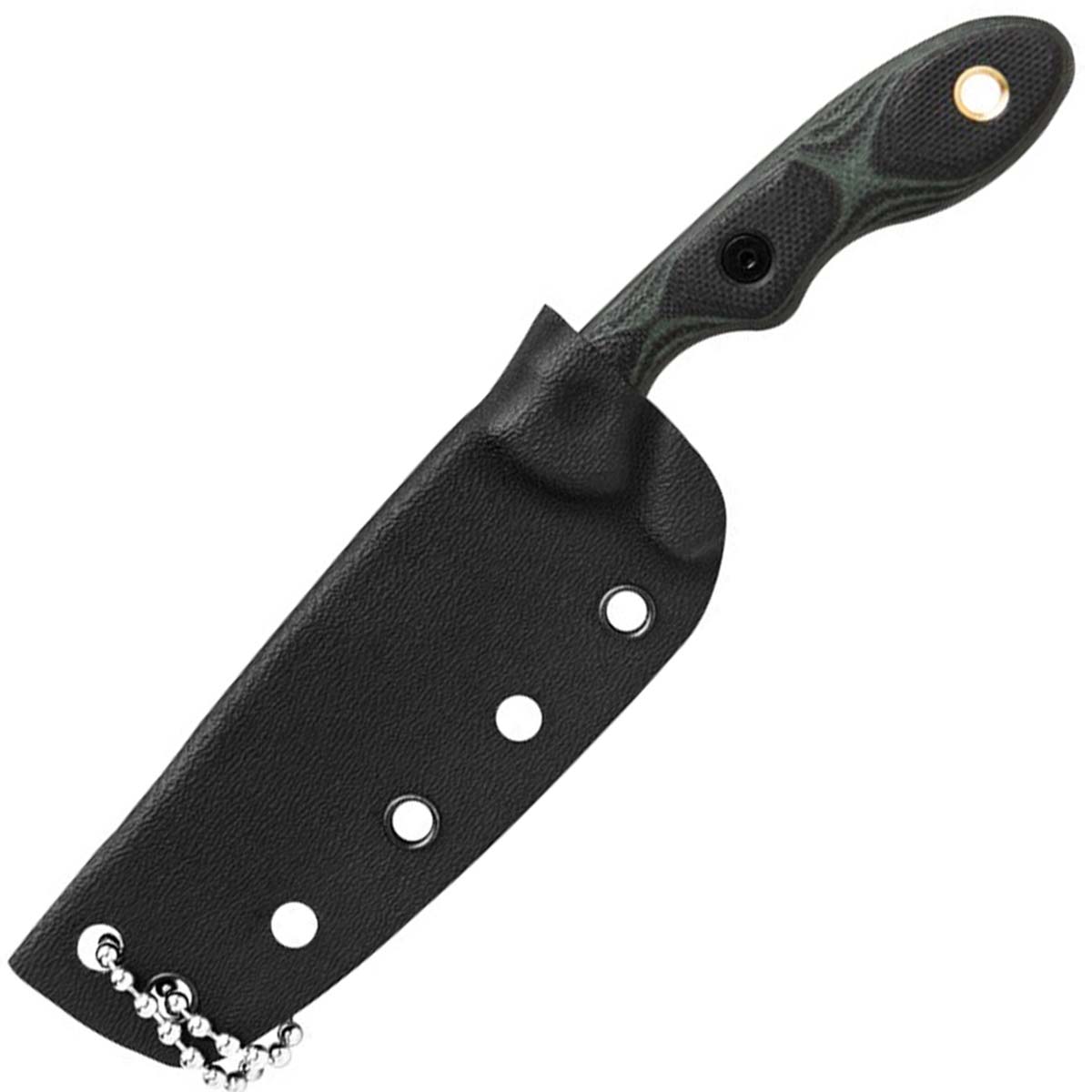 TOPS Mini Scandi Green/Black G10 Knife MSK-GB