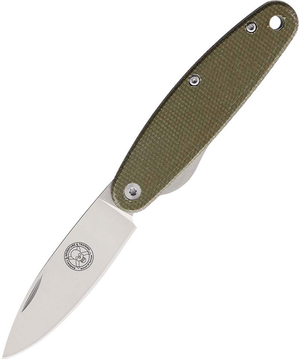 ESEE Churp Linerlock Green Micarta Folding Knife BRKC1