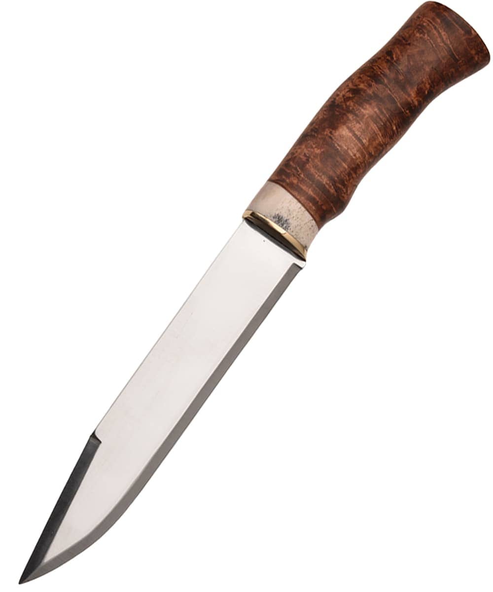 Karesuando Large Hunter Brown Knife with Sheath