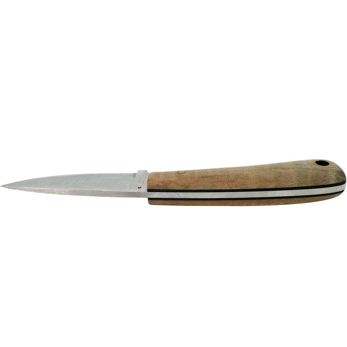 LT Wright Frontier Valley A2 Natural Curly Maple with Black Liner Knife