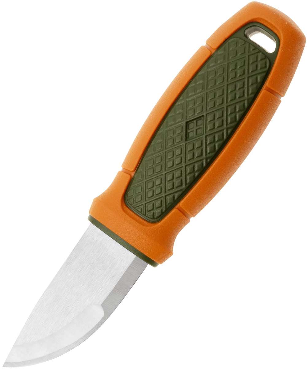 Morakniv Eldris (S) Neck Knife with Belt Loop OD Green & Burnt Orange 14237