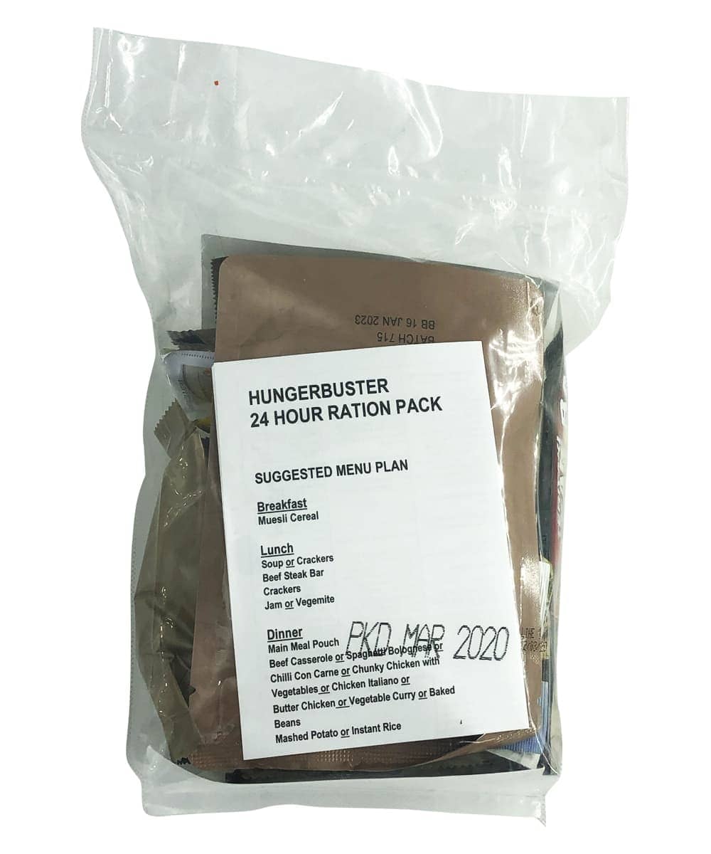 The Hungerbuster Combo MRE Ration Pack