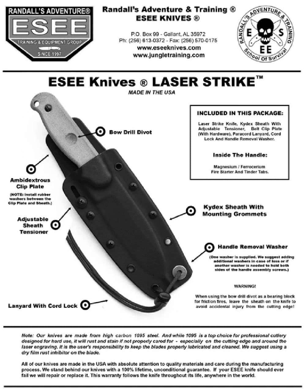 ESEE Laser Strike