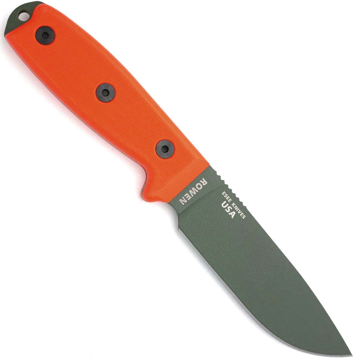 ESEE 4P-OD with Orange Handle Knife