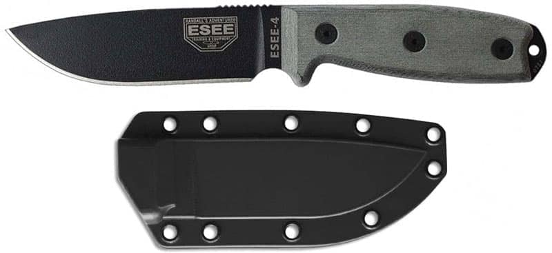 ESEE 4P-B Plain Edge Knife