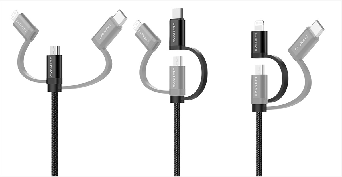 Cygnett USB Cable 3-in-1 (1M)
