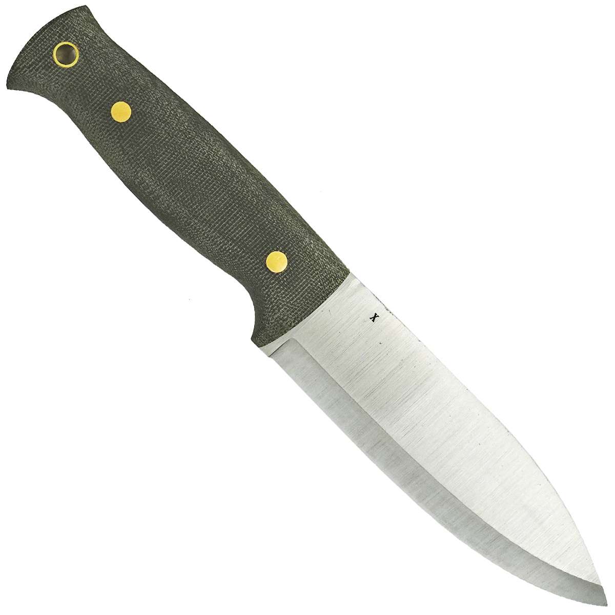 LT Wright Illuminous 5 3V Steel Scandi Green Micarta Knife - Kydex Sheath