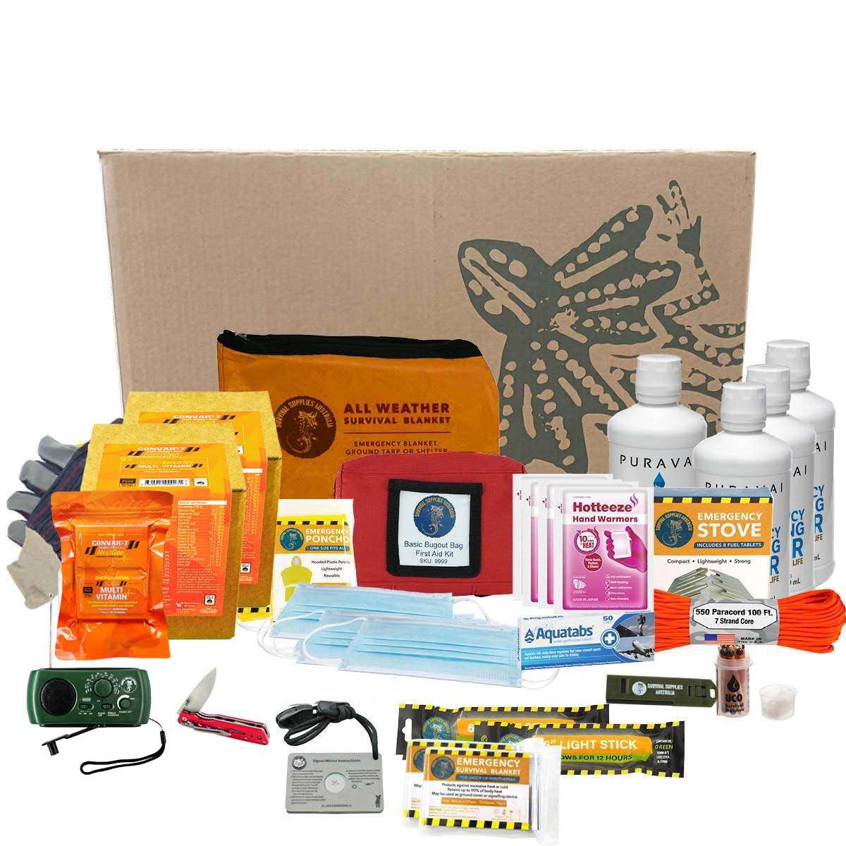 Deluxe 48 Hour Bug Out Box (2 Person)