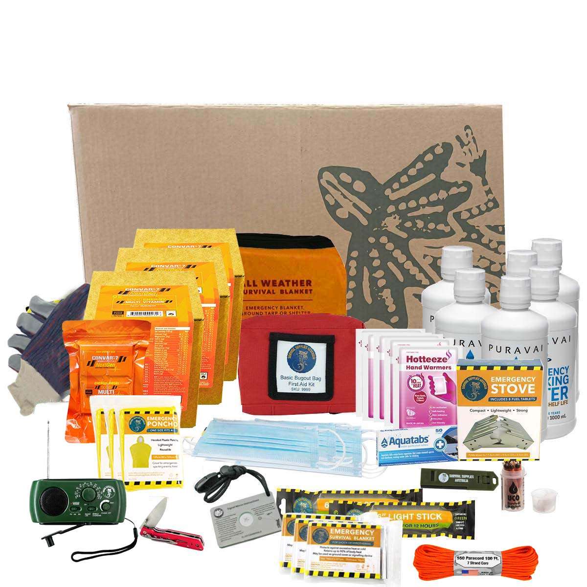 Deluxe 48Hour Bug Out Box (3 Person)