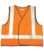 High-vis safety vest orange