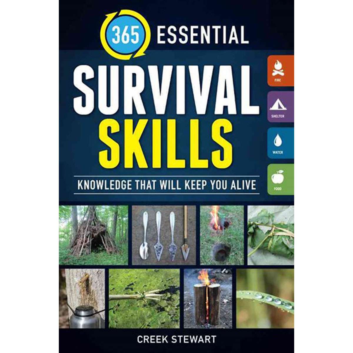 365 Essential Survival Skills Paperback Book