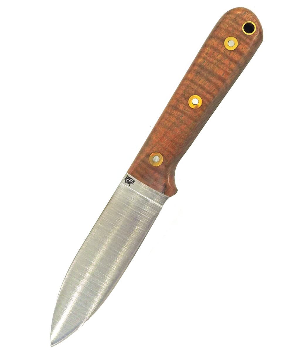 LT Wright Genesis 3V Knife Flat Koa White Liners