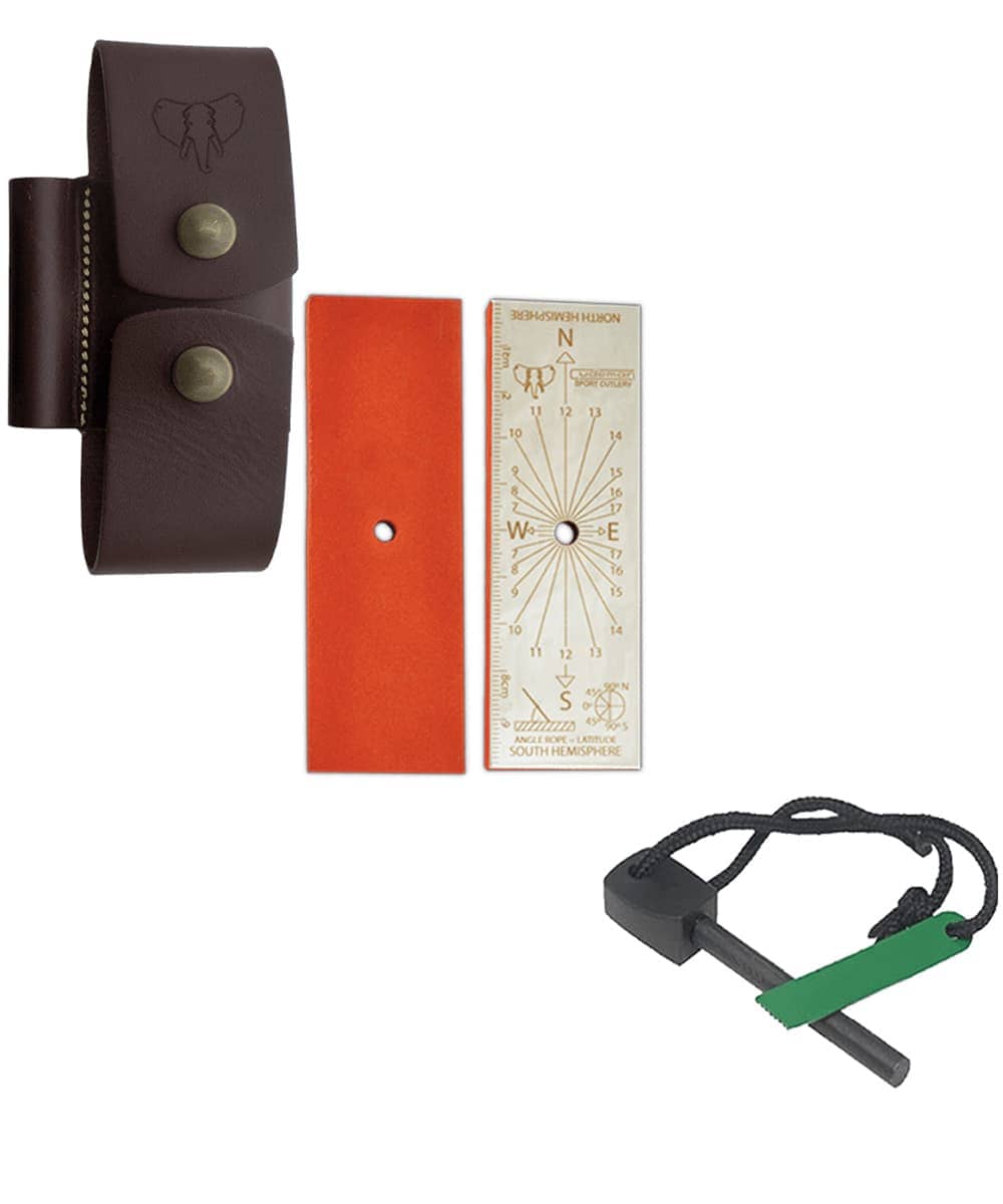 Cudeman Brown Leather Loop and Accessories 644-C